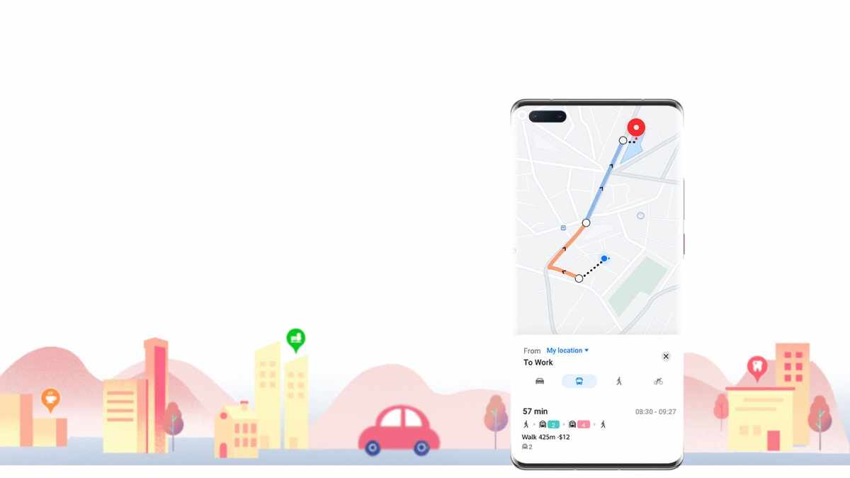 پتال مپس هواوی حالا مسیر یابی آفلاین را هم پشتیبانی میکند