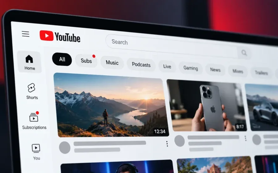 قابلیت جدید یوتیوب معرفی شد؛ فید دلخواهتان را فقط با توضیح علاقههایتان بسازید