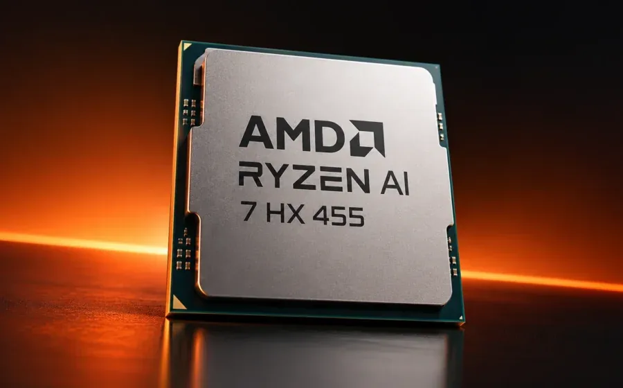 پردازنده جدید AMD لو رفت؛ Ryzen AI 7 HX 455 با گرافیک قدرتمند ۱۶ واحدی در راه است